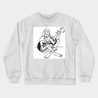 'Nude With Guitar' Crewneck Sweatshirt